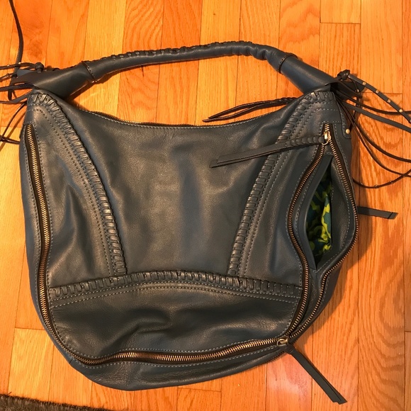 OrYANY Soft Nappa Leather Hobo - Michelle (Marine Blue) - Picture 6 of 9